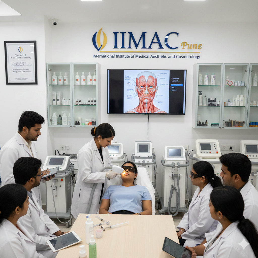 Non-surgical aesthetic treatments training at IIMAC Pune