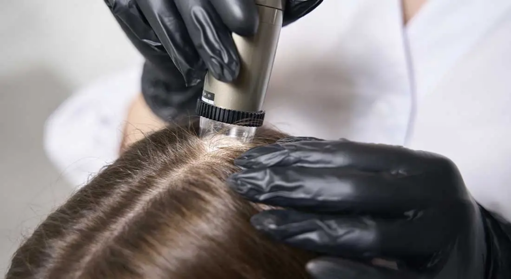 Students receiving hands-on cosmetology and trichology training during the Advanced Diploma in Cosmetology and Trichology course at Amaraa IIMAC Pune
